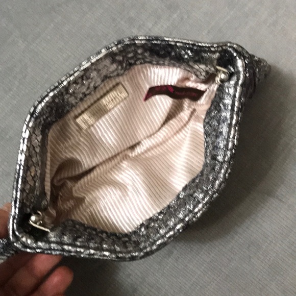 Lauren Merkin Embossed Leather Clutch - Picture 2 of 7